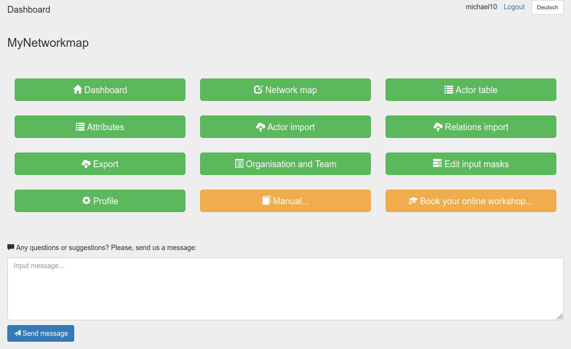 The dashboard